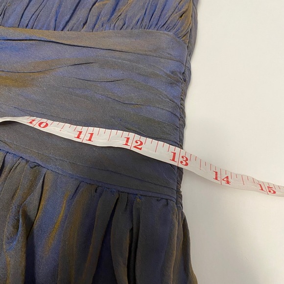 Whimsical Babydoll Halter Neck Silk Formal Dress 4 Fairy Prom Gala Ball Event - Picture 9 of 12